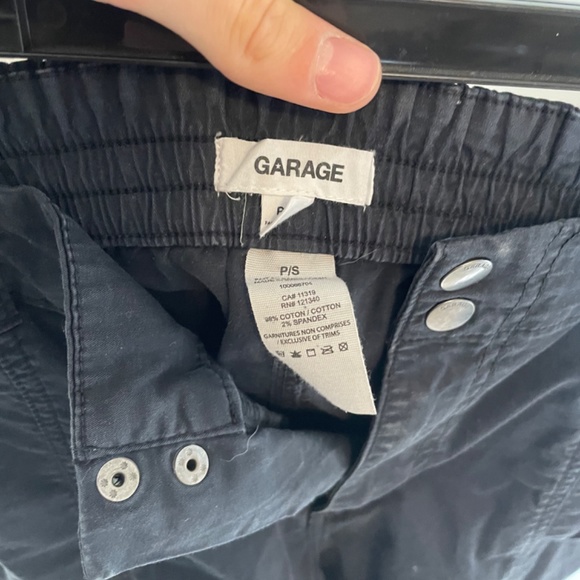 Garage Black Cargo Pants Size Small - Picture 6 of 6